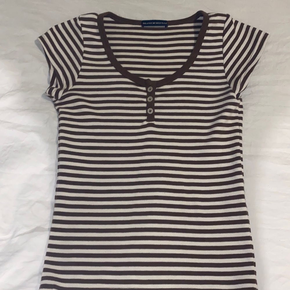 Brandy Melville Zelly Long Stripe Top